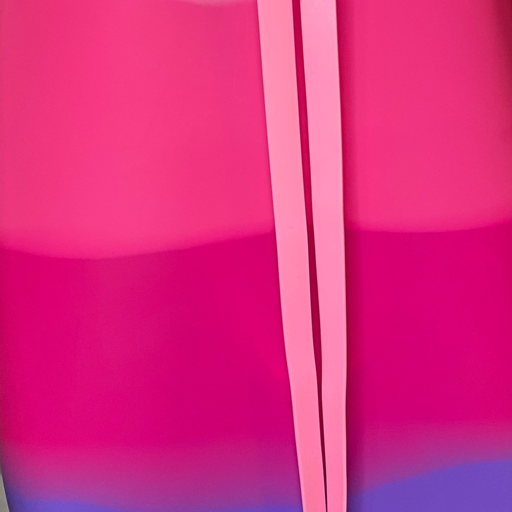 Hot Pink Backpack with Drawstring Closure and Smooth Finish - Picture 8 of 8